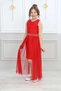 Blue Special Day Graduation Evening Dress for Girls Between 2-14 Years Old - 2