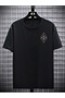 Men's Pattern Back Printed T-shirt - 2