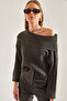 Women's Smoked Degaje Collar Sweater 40981004