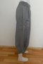 Women's Gray Cargo Pocket Linen V Leg Trousers231003 - 2