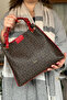Large Size Knitted Embroidered Handmade Casual Women's Shoulder Bag - 4