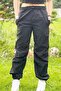 Children's Unisex Cuffs Elastic Jogger Parachute Pants - 2