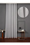 Extraform Gathered Ecru Tulle Curtain Leaded Honeycomb