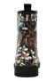 Women's Vegan Leather Black Long Boots - Are You Lost Design - 7