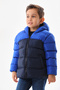 Water and Windproof Inflatable Jacket & Coat with Robe, Inner Fleece, Hooded, Pockets RB-500