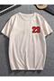 Unisex Large Size Design Printed Cotton Crew Neck Oversize T-shirt - 2
