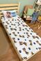 Cotton Satin Fitted Sheet (120X200 20) Pillow Case (50X70) - Cartoon Series - 2