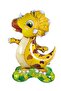 Safari Dinosaur Figure Footed Foil Balloon 48*50 cm