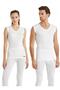 V-Neck Thermal Athlete Unisex Underwear White C3T4N2O9