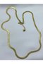 Steel Gold Italian Chain Necklace 60cm - 3