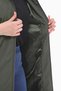 Women's Large Size Hooded Khaki Long Trench Coat 1034 - 9