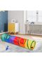Rainbow Color Folding Cat and Dog Play Tunnel, Fun Pet Toy Tunnel - 2
