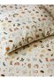 Cotton Satin Fitted Sheet Set (100x200)-Boho Doodle - 3