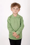 Unisex Polo Neck Long Sleeve Green T-shirt - 3