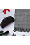 Women's Shawl Double Sided Houndstooth French Painter Beret 2-Piece Combination - 6