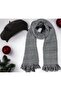 Women's Shawl Double Sided Houndstooth French Painter Beret 2-Piece Combination - 7