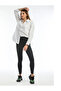 Women's Knitted Leggings with Black High Waist Gathering Winter Fleece Black No Inner Display Interlock Elastic - 3