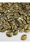 Flat Antique Yellow Color Antique Model Oblate Almond Beads, Jewelry, Bag Beads (100gr,~35 Pieces)