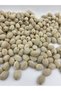 Cream Color Almond Model Velvet Bead Jewelry, Bag Making Bead (100gr,~40 Pieces) - 4