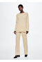 Beige Women's Trousers 37067748