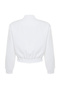 Ekru Crop İnce Bomber Mont TWOSS24MO00032 - 12