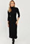 Women's Black Camisole Midi Dress EY2704 - 6