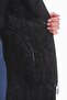 Women's Large Size Hooded 95 Cm Black Quilted Coat 1016 - 6