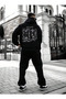 Unisex Large Size New York Printed Oversize Sweatshirt Hoodie - 2