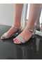 Shiny Silver Girl's Orthopedic Heeled Shoes - 3