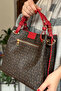 Large Size Knitted Embroidered Handmade Casual Women's Shoulder Bag - 3
