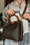 Large Size Knitted Embroidered Handmade Casual Women's Shoulder Bag - 4