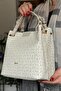 Large Size Knitted Embroidered Handmade Casual Women's Shoulder Bag - 3