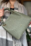 Large Size Knitted Embroidered Handmade Casual Women's Shoulder Bag