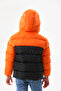 Water and Windproof Inflatable Jacket & Coat with Robe, Inner Fleece, Hooded, Pockets RB-500 - 4