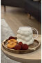 6 Pieces Heat Resistant Borosilicate Bead Shaped Cup with Handle Coffee and Grape Presentation Cup - 2