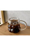 6 Pieces Heat Resistant Borosilicate Bead Shaped Cup with Handle Coffee and Grape Presentation Cup
