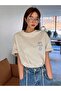 Unisex Large Size Love Whatever Printed Cotton Crew Neck Oversize T-Shirt - 2