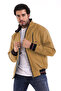 Stand Collar Seasonal Coat Lined Pocket Waterproof Bonded Fabric - 3