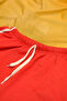 WOMEN'S COMBED WHITE TIE SLIT MINI SHORTS - 3