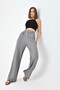Women's High Waist Velcro Closure Lycra Palazzo Pants - 5