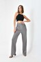Women's High Waist Velcro Closure Lycra Palazzo Pants - 4