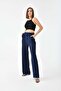 Women's High Waist Velcro Closure Lycra Palazzo Pants