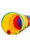Rainbow Color Folding Cat and Dog Play Tunnel, Fun Pet Toy Tunnel - 5