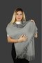 Double Sided Plaid Wool Shoulder Shawl - 75x175cm - Winter Shawl - 3