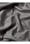 Striped Cotton Satin Double Duvet Cover Set Anthracite Cotton Satin (160X200 Fitted Sheet) - 3