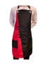 Double Colored Strap Micropolyester Leather Pocket Apron Cafe Chef Restaurant Hairdresser Apron Model - 5