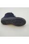 Genuine Leather Navy Blue Suede Comfort Boots - 4