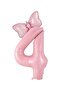 Pink Number Bow Foil Balloon Set Age 4