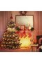 New Year Christmas Tree Yellow Led Lighted Ribbon Ornament 3 m - 7