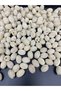 Cream Color Almond Model Velvet Bead Jewelry, Bag Making Bead (100gr,~40 Pieces) - 2
